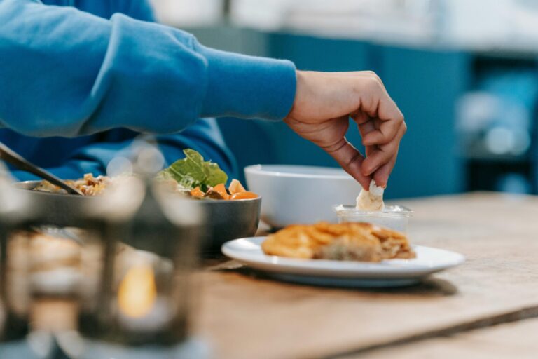 Healthy balanced lifestyle with nutritious food and wellness habits for overall wellbeing
